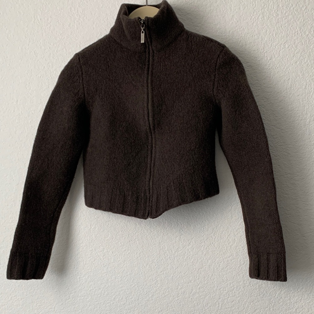 The Limited Dark Brown Kids 100% Wool Sweater
